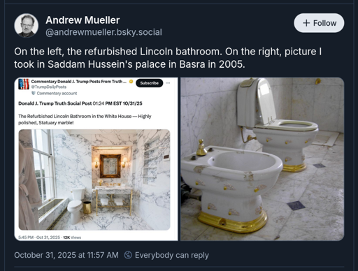 Let them eat urinal cake